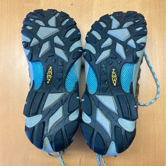 Keen 1011523 Women’s VOYAGEUR Hiking/Trail Shoes brown/lt. blue Sz 10.5 - Picture 4 of 5